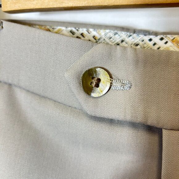 Meyer Bonn Tan Performance Modern Fit Luxury European Chino Pants Size 40 X 33 - Picture 6 of 16